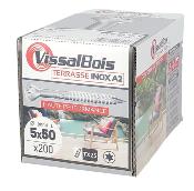 Vis inox pour terrasse bois VISSALBOIS