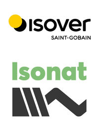 Logos ISOVER ISONAT - Isolant laine de bois