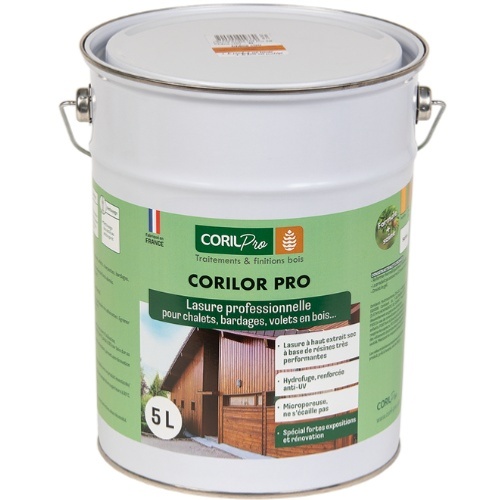 CORIL Lasure bois spéciale rénovation CORILOR PRO 5L