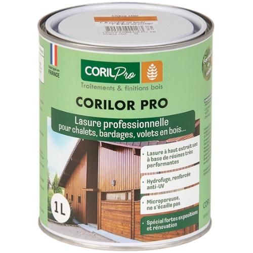CORIL Lasure bois spéciale rénovation CORILOR PRO 1L
