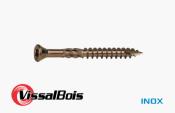 Vis inox brunes pour terrasse bois VISSALBOIS