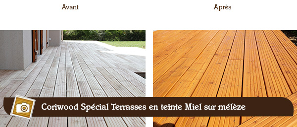 terrasse avant aprs huile coriwood coril pro